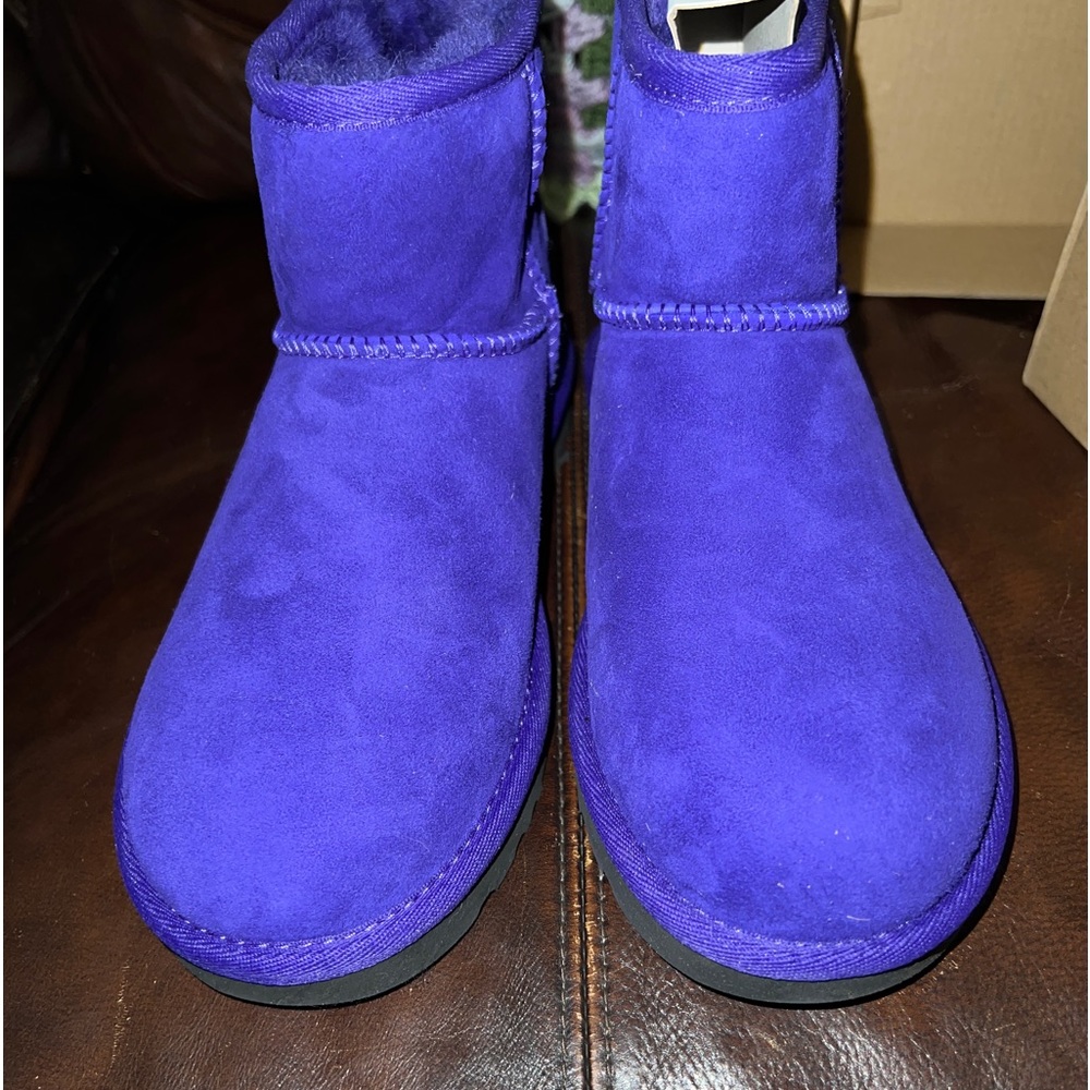 Purple classic mini UGG boots